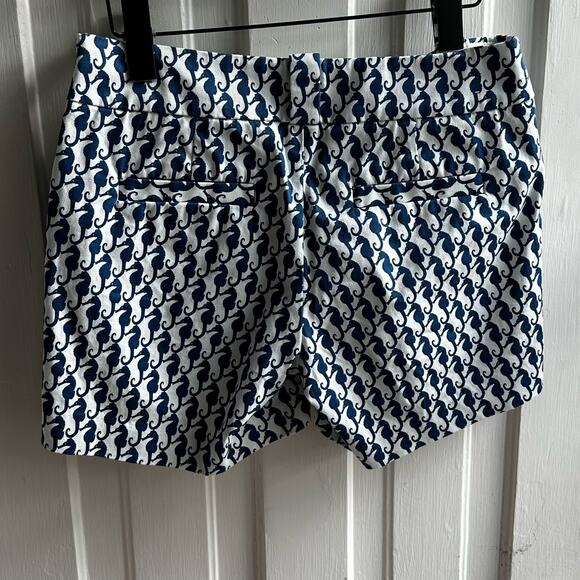 J Crew 5" Printed Stretch Chino Short Seahorse Print - Picture 7 of 8